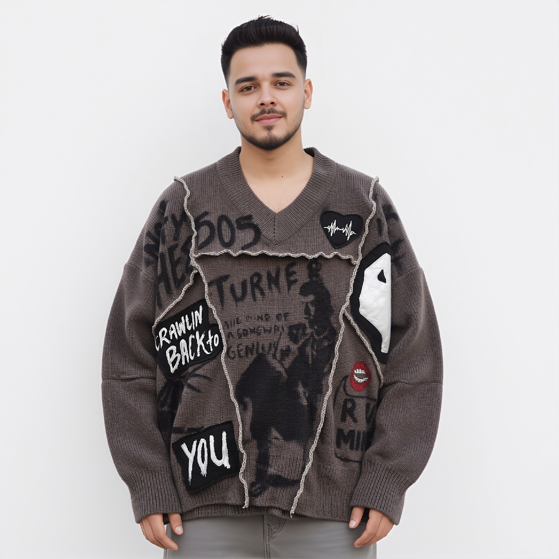 Urban Patchwork Sweater