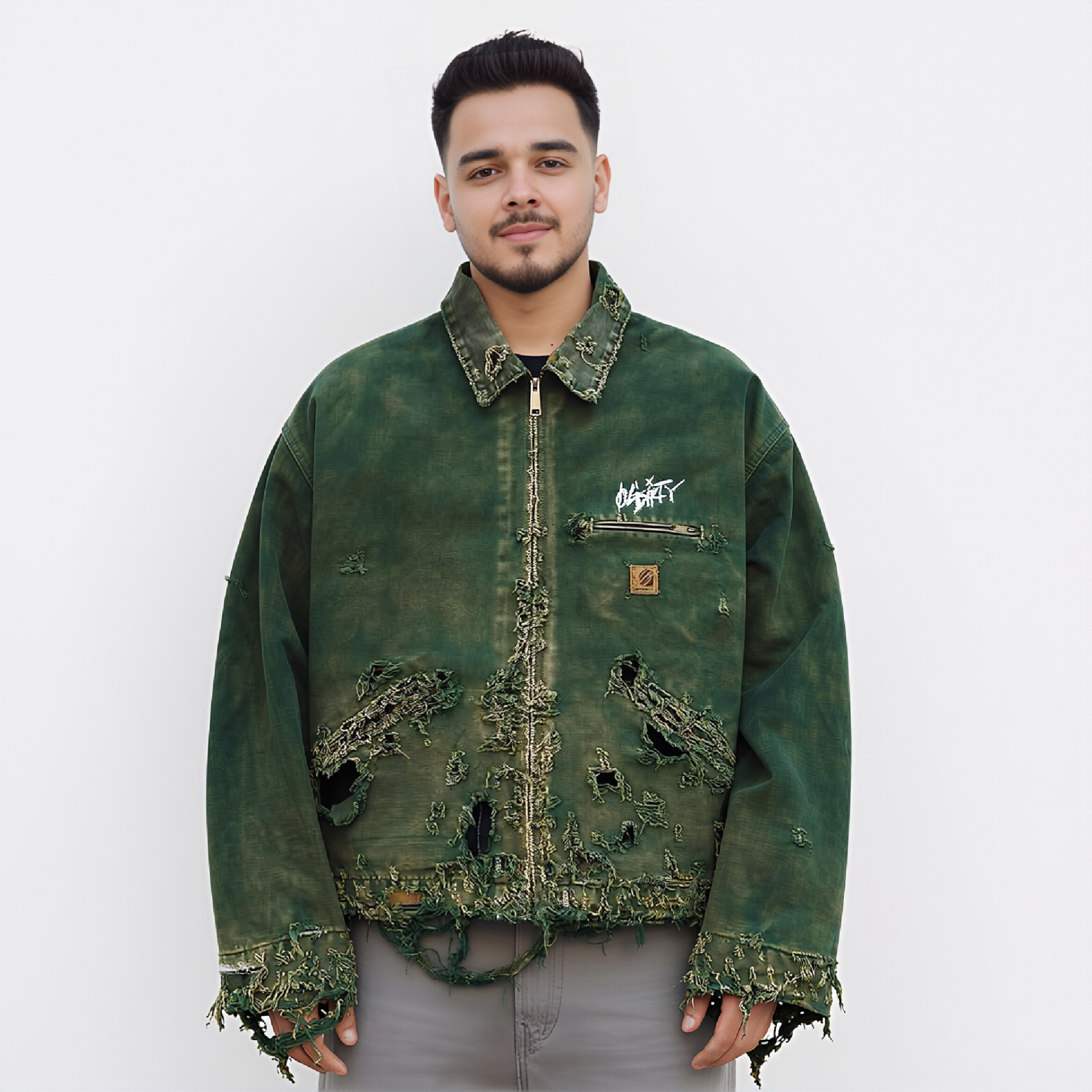 Military Distressed Jacket